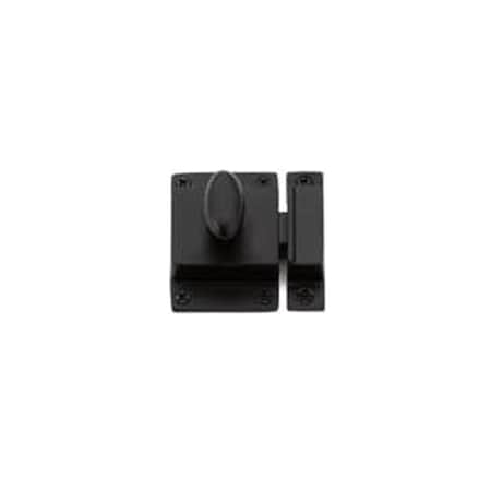 Patioplus 2.25 x 2 in. Cabinet Latch, Flat Black PA2667430